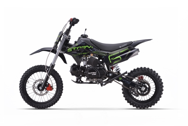 NITRO MOTORS 110cc Kinder Dirtbike Storm V3 BRX 14/12 4-Gang
